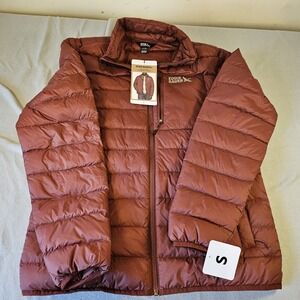 EB650 Eddie Bauer down puffer jacket men's small red new